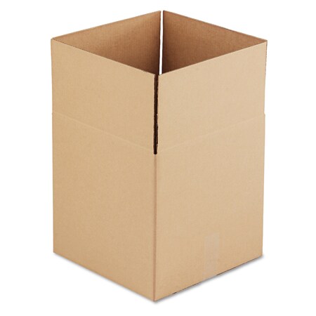 General Supply Cubed Fixed-Depth Shipping Boxes, RSC, 14" x 14" x 14", Kraft, PK25 UFS141414